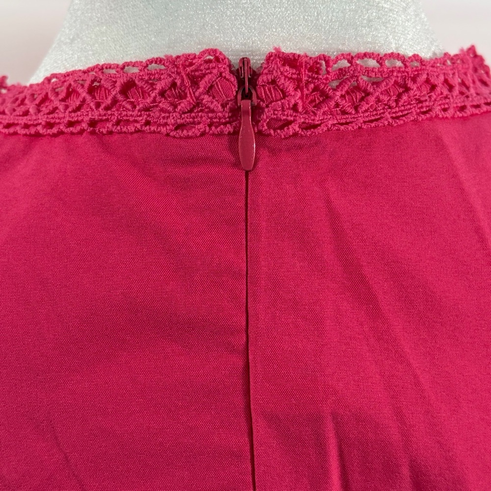 NWT Boutique Fuchsia Layered Cotton Maxi Dress size Small - Picture 6 of 9